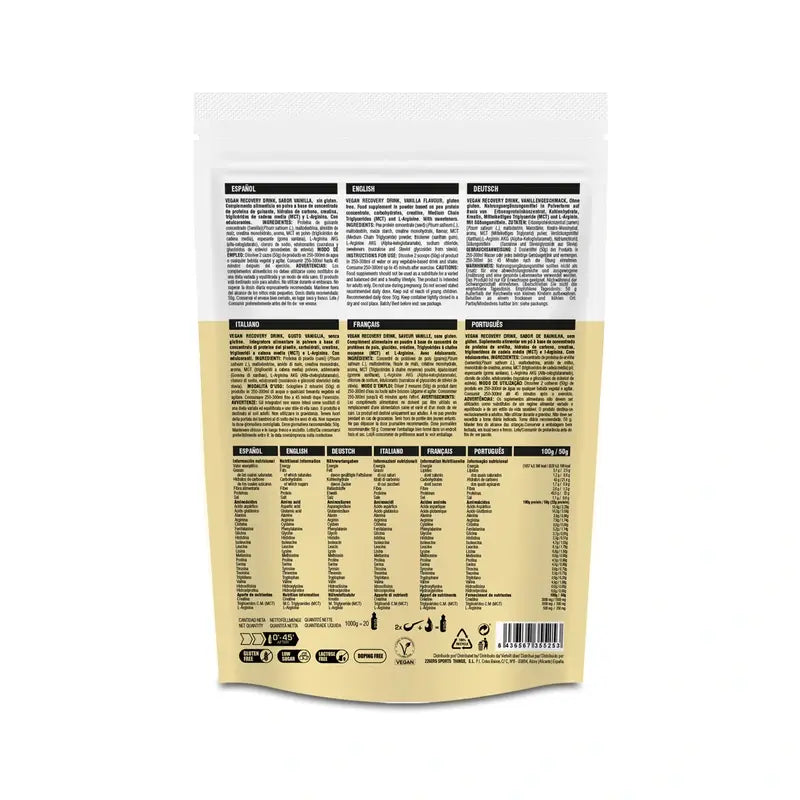 226Ers Veganer Erholungsgetränk Veganer Erholungsgetränk Vanille , 1000 Gramm