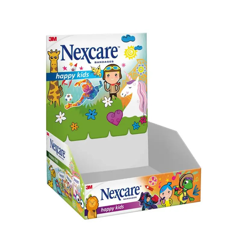 Nexcare Kids Kinder Schutzstreifen Tiere Assorted Design , 20 Stück