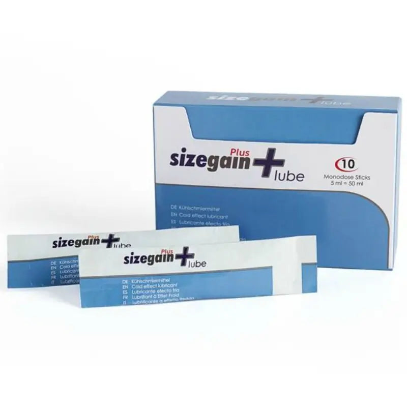 500Cosmetics Sizegain Plus Lube Lubricante Efecto Frio