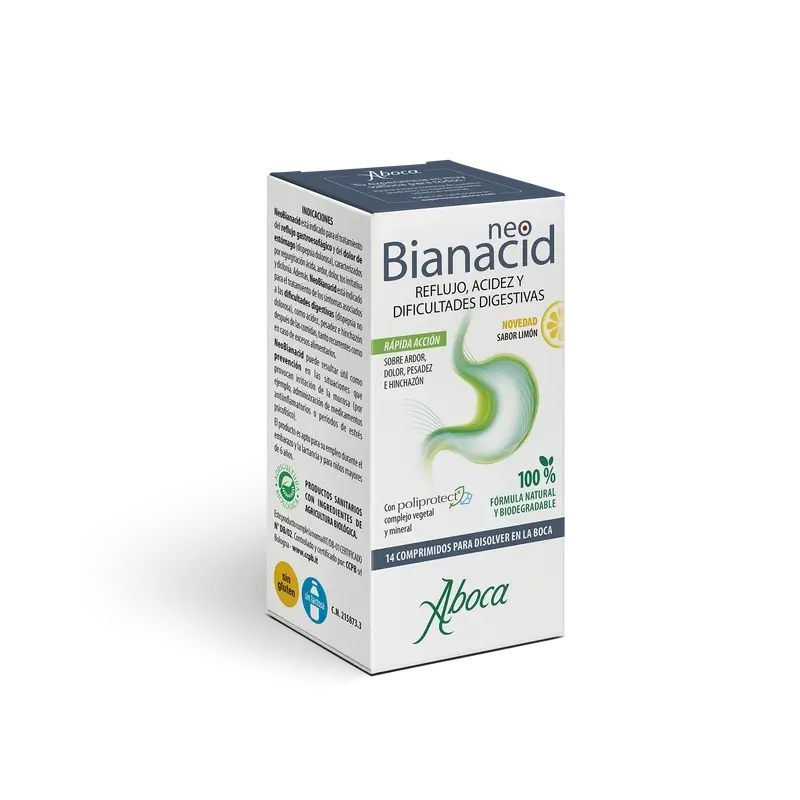 Aboca Neobianacid Zitrone, 14 Tabletten