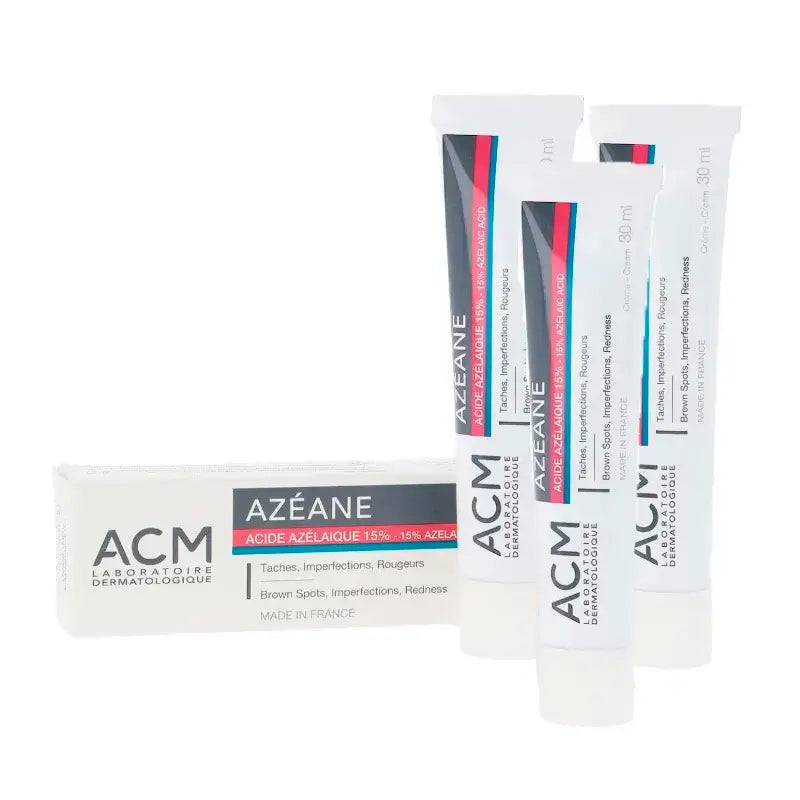 Acm Laboratoires Azeane Azelainsäure 15% Creme Packung 3 x 30Ml.