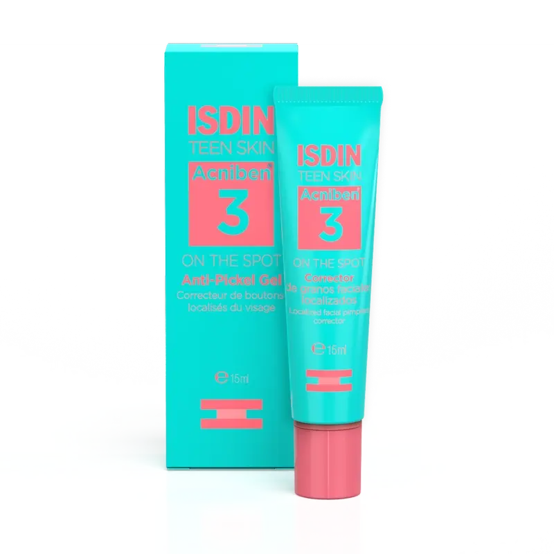 Isdin Acniben Auf der Stelle trocknend Gel 15 Ml