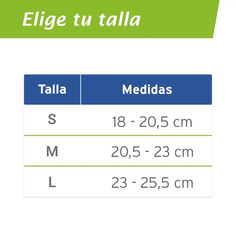 Actimove Elastische Fußgelenkbandage mit verstellbarem Stabilisierungsband, schwarz, Größe S