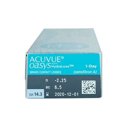Acuvue 1 Day Oasys mit Hydraluxe-Tageslinsen, 30 Stück