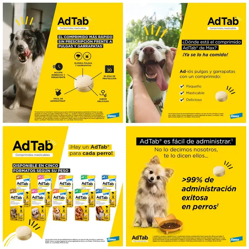 Adtab 450Mg Kautabletten Hunde 11-22Kg, 2 Tabletten