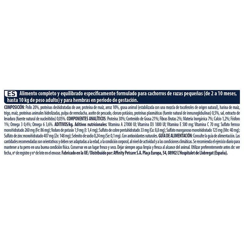 Advance Canine Puppy Mini Chicken Rice 3Kg, Hundefutter für Hunde