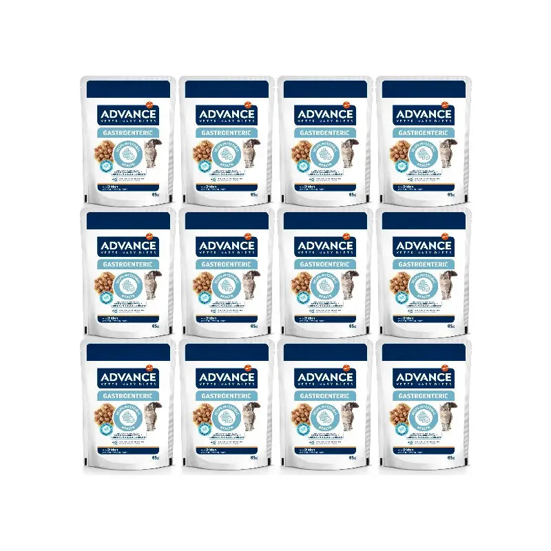 Advance Gastroenteric Nassfutter für Katzen, Einzelportionen, 12 x 85 g