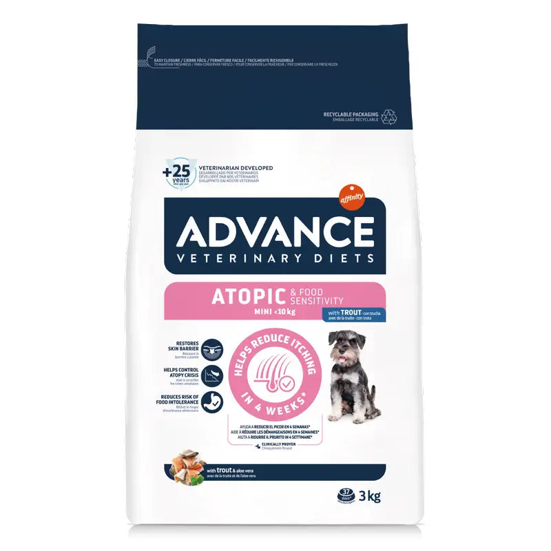 Advance Atopic Hundefutter, Mini, Superpremium, 3 kg