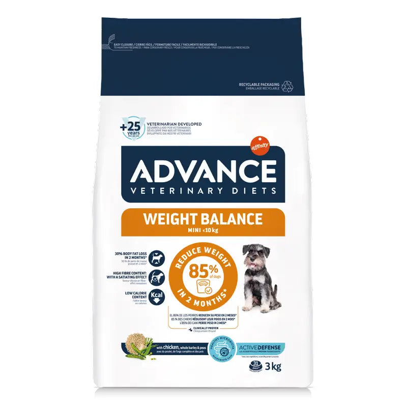 Advance Weight Balance Hundefutter, Mini, Superpremium, 3 kg