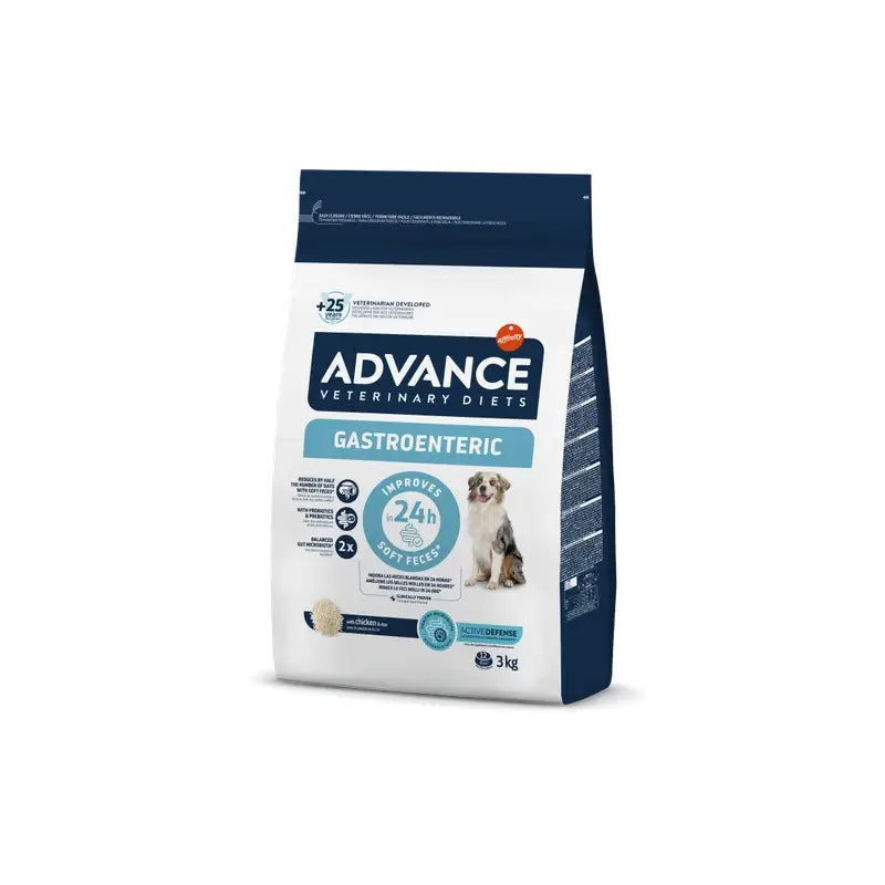 Advance Vet Canine Adult Gastroenteric 3Kg, Hundefutter für Hunde