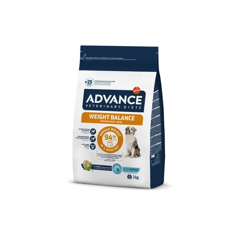 Advance Vet Canine Adult Weight Bal. 3Kg, Hundefutter