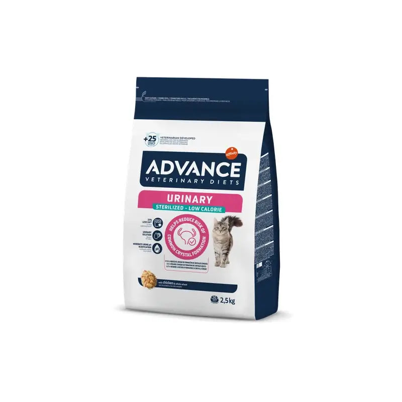 Advance Vet Feline Sterilised Urinary Low 2,5Kg, Katzenfutter