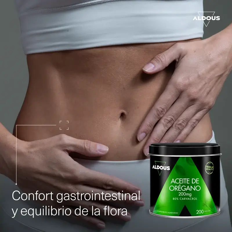 Aldous Bio Oregano Öl, 200 Perlen