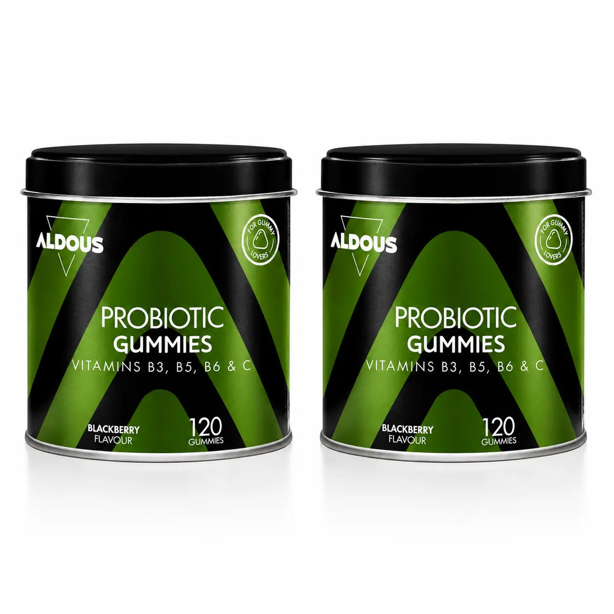 Aldous Bio Probiotika mit Vitaminen in Gummibärchen, 120, Packung 2