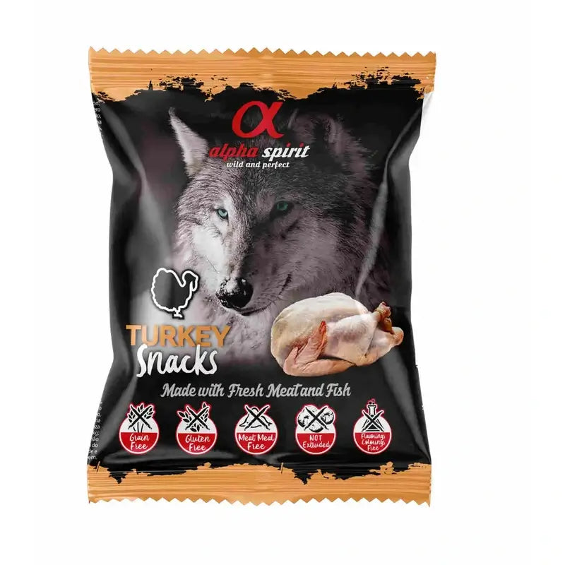 Alpha Spirit Hundesnacks Truthahn 24X50Grs