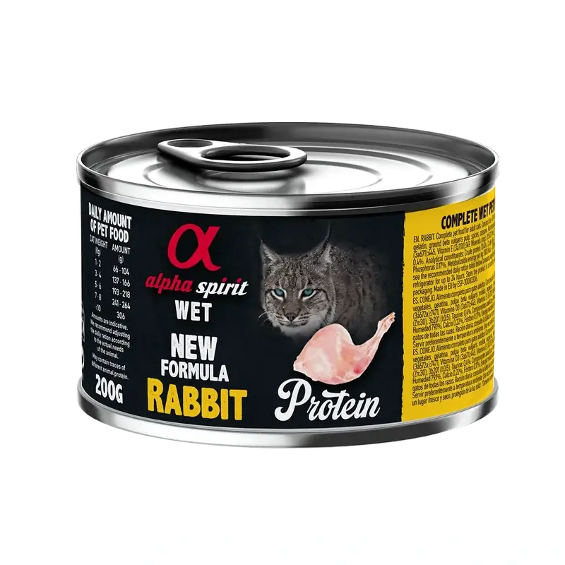 Alpha Spirit Feline Kaninchen Dose 6X200Gr
