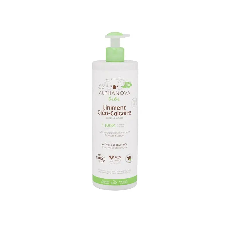 Alphanova Organic Liniment Cream 4 In 1 Baby, 400 ml
