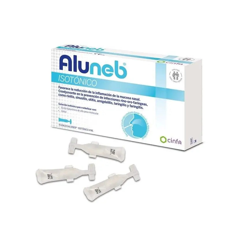Aluneb Isotónico, 15 viales 4ml