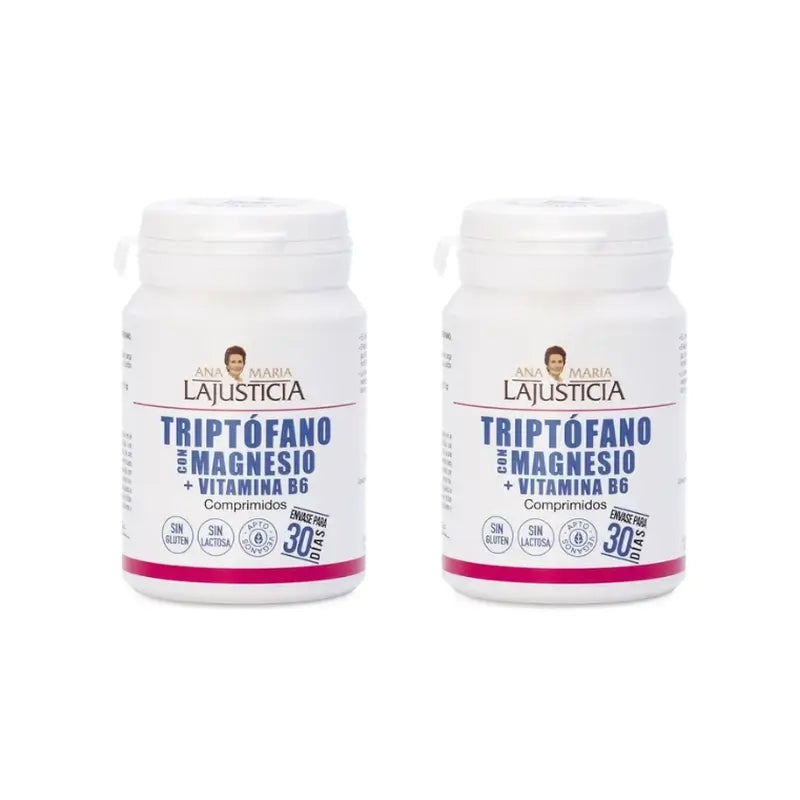 Ana Maria Lajusticia Tryptophan mit Magnesium + Vitamin B6, 2x60 Tabletten