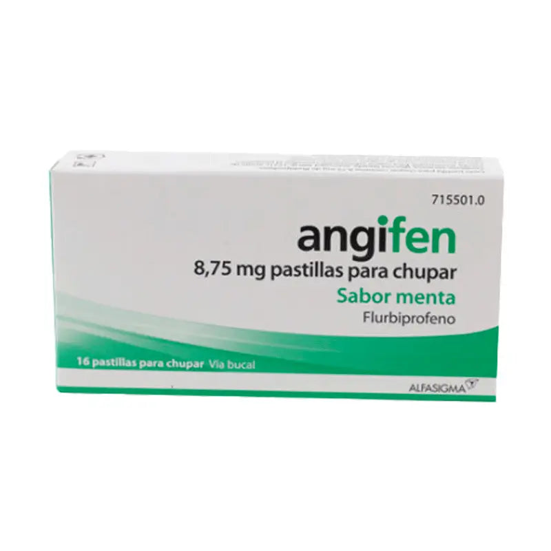 Angifen 8.75 mg 16 Mint Flavour Lozenges