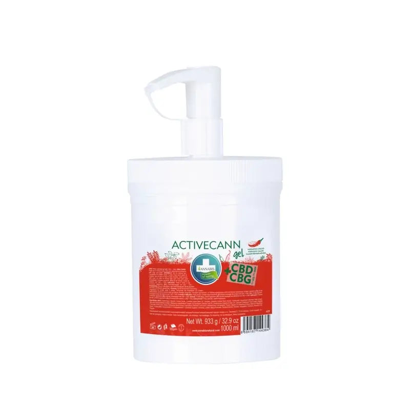 Annabis Activecann CBD+CBG Wärmendes Massage Gel 1L