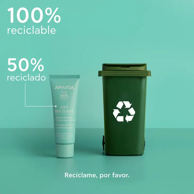 Apivita Just Bee Clear Mattierende Anti-Perfektionscreme, 40 ml