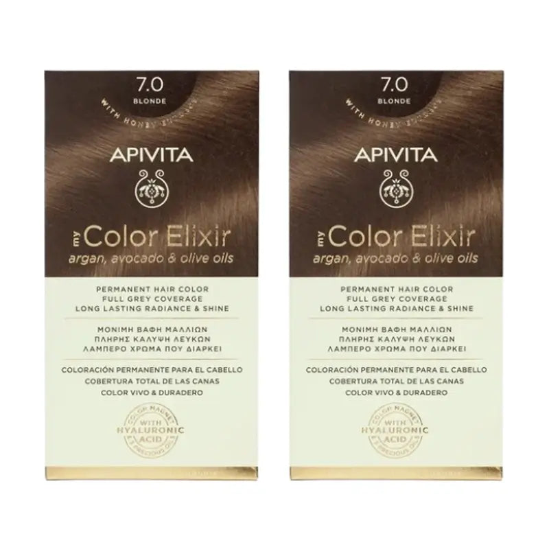 Apivita My Color Elixir N7.0 Duplo, 2 Einheiten