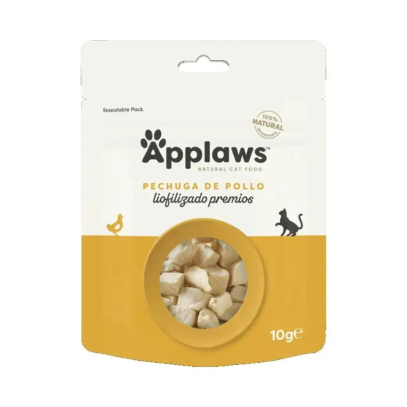 Applaws Cat Snack Gefriergetrocknete Hühnerbrust, 12x10 Gramm