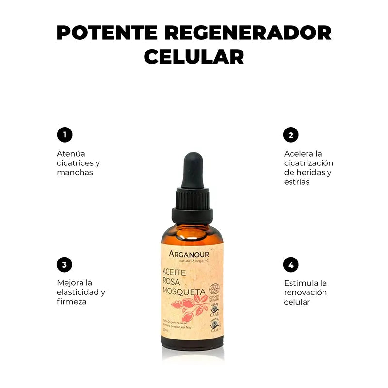 Arganour Pflanzenöl Hagebuttenkernöl, 50 Ml