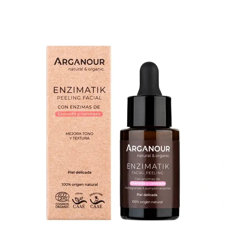 Arganour Facial Enzimatik - Granatapfel-Kürbis-Enzym-Gesichtspeeling, 30 Ml