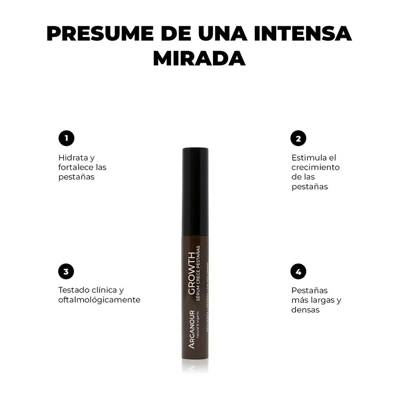 Arganour Wachstumsserum für das Gesicht Wimpernwachstum, 5 Ml