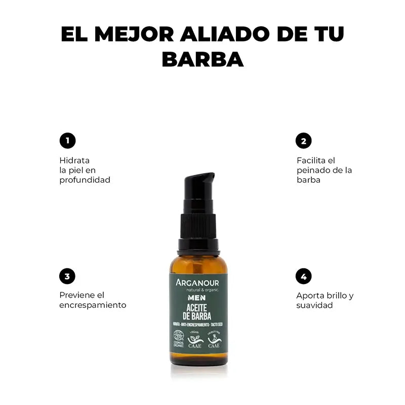 Arganour Bartöl für Männer, 30 ml