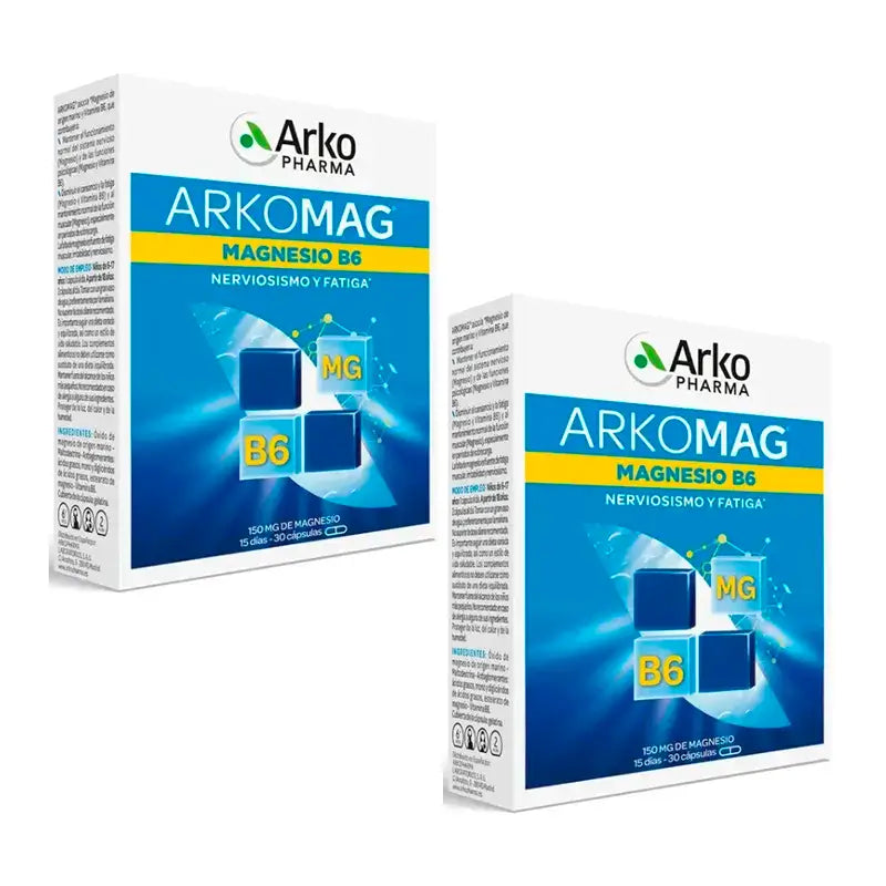 Arkopharma Arkomag Magnesium, 2X30 Kapseln
