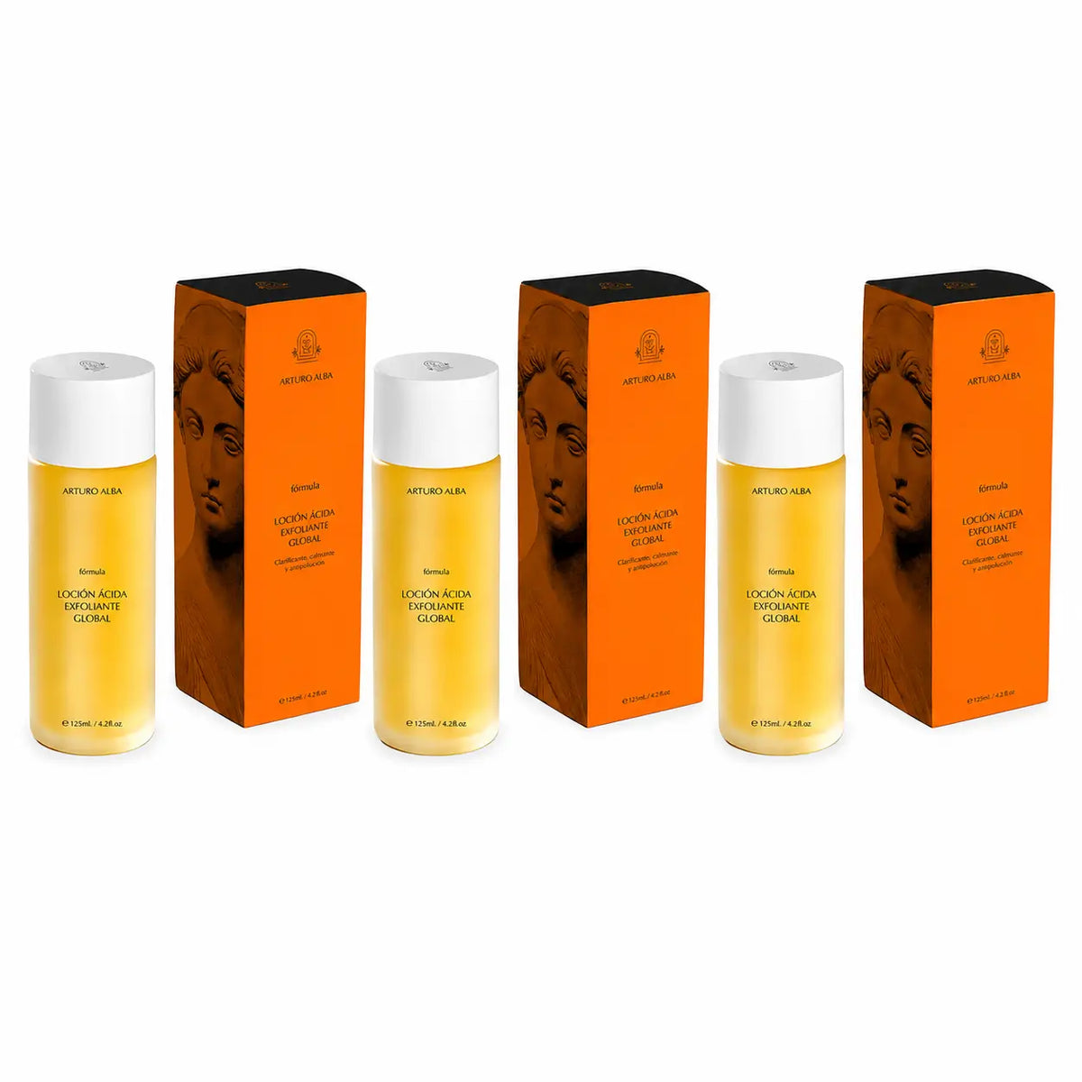 Arturo Alba Formula Peeling-Lotion für das ganze Gesicht 125 ml, 3er-Pack