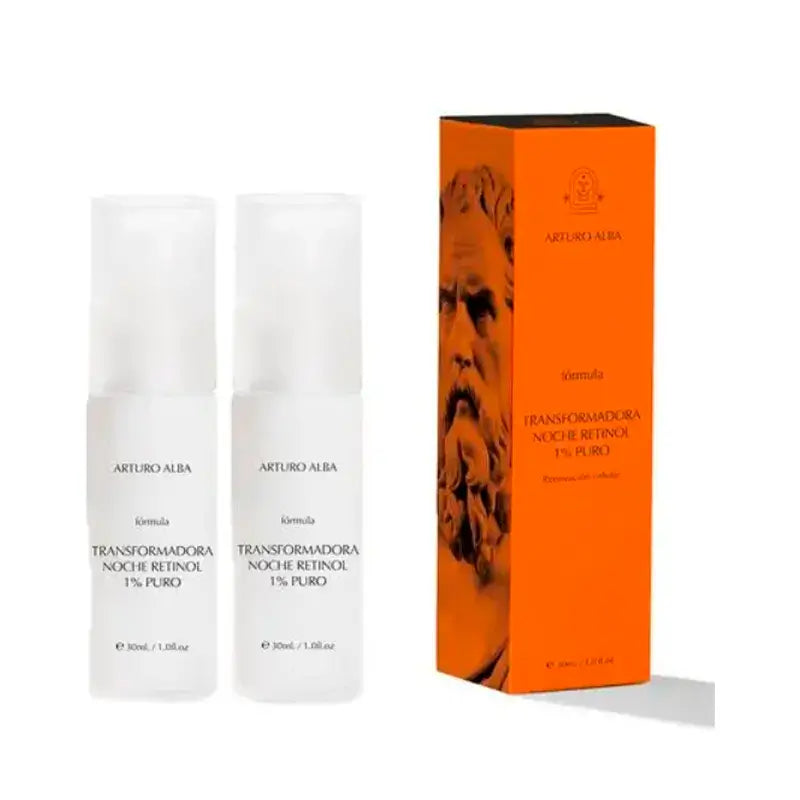 Arturo Alba Retinol 1% Pure Night Transforming Formula, Packung 2 x 30Ml