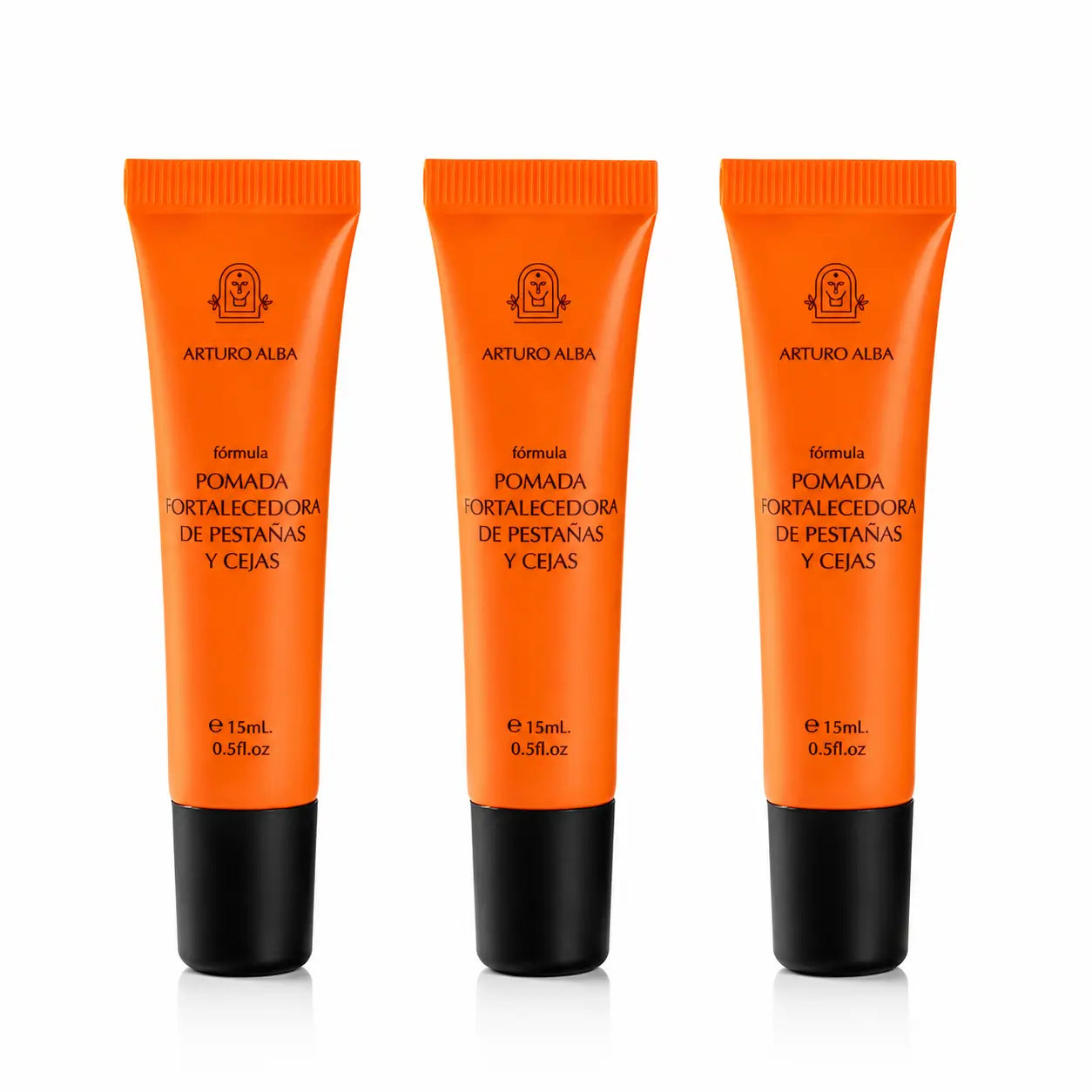 Arturo Alba Wimpern- und Augenbrauenstärkende Salbe, 15 ml, 3er-Pack