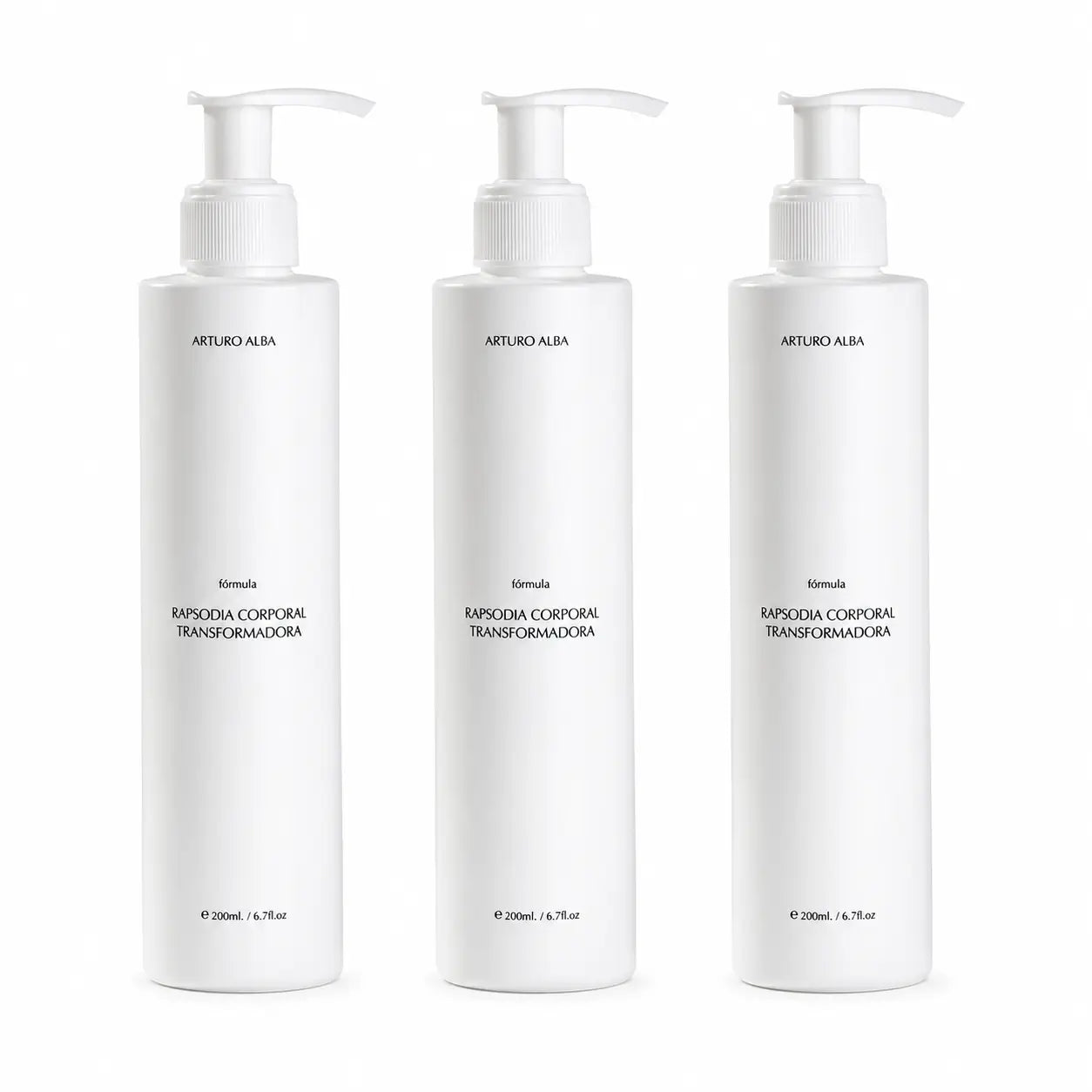 Arturo Alba Rapsodia Corporal Recuperadora, 200 ml, 3er-Pack