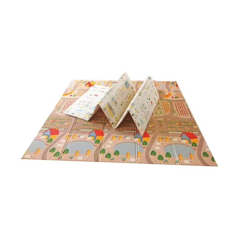 Asalvo Alfombra De Juegos Granja-Ciudad 200X180