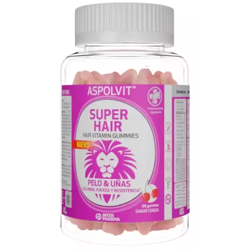 Aspolvit Gummibärchen Super Hair 60 Gummibärchen
