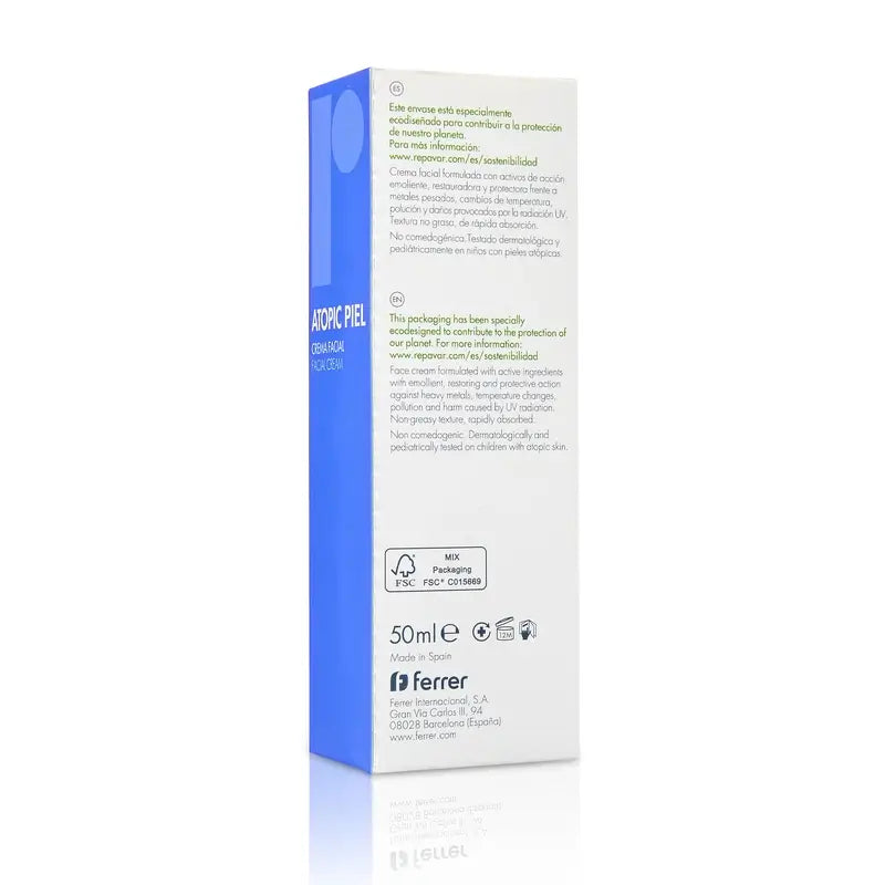Repavar Gesichtscreme für atopische Haut 50 ml