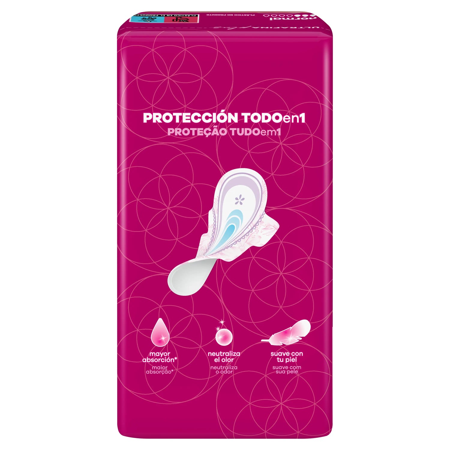 Ausonia Pads mit ultrafeinen plus normalen Flügeln, 16 Stück