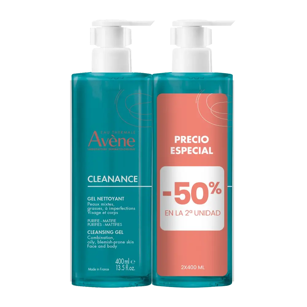 Avène Eau Thermale Cleanance Reinigungsgel 2 X 400 Ml