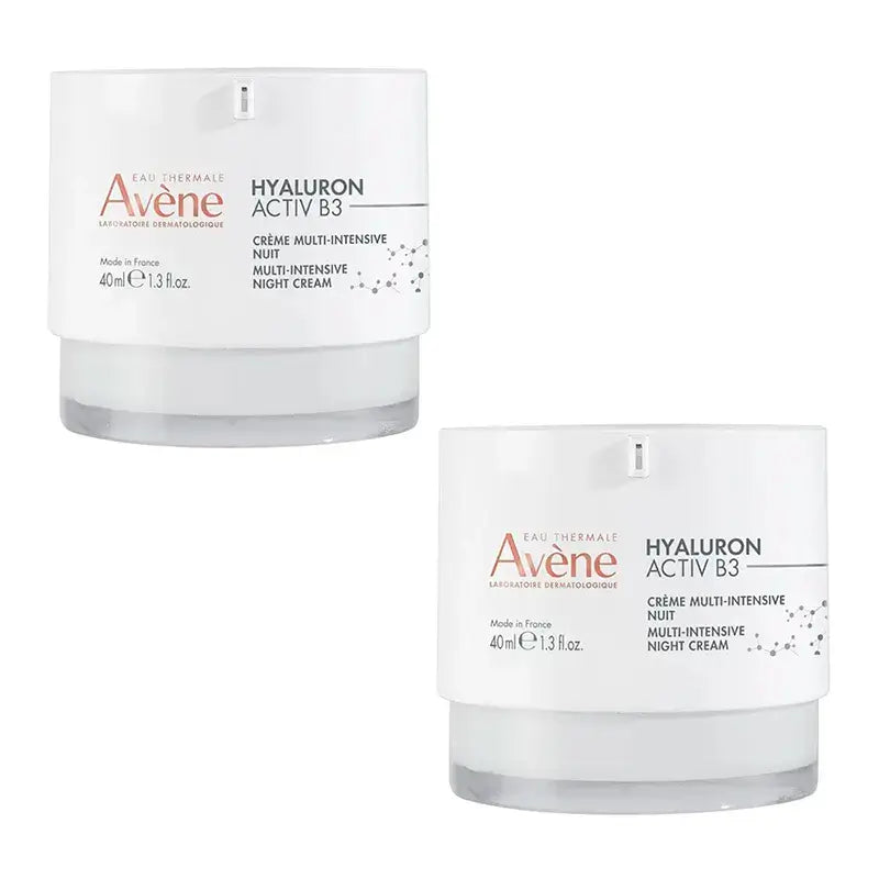 Avène Eau Thermale Hyaluron Activ B3 Nachtcreme, Packung 2 x 40 ml