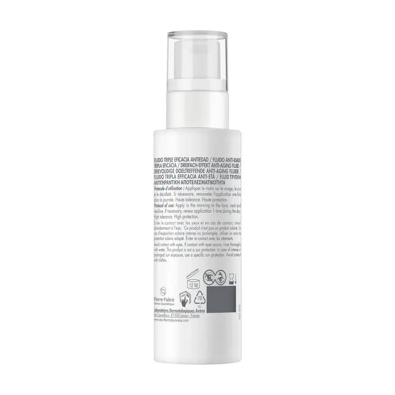 Avène Hyaluron Uv Anti-Ageing Dreifach-Wirkung Fluid Spf50, 40 ml