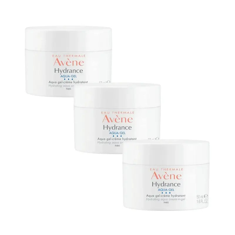 Avène Hydrance Aqua Gel Creme, 3X50 Ml