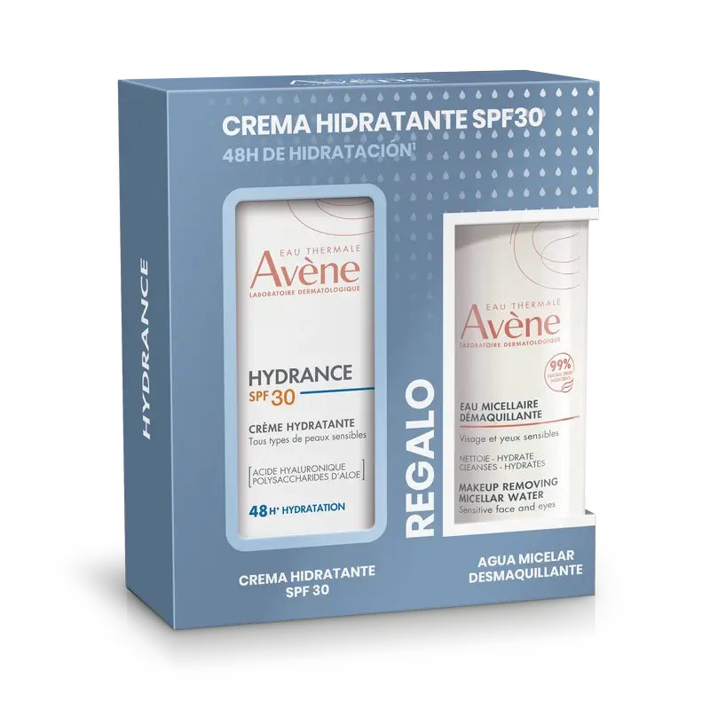 Avene Hydrance Pack Feuchtigkeitscreme Spf30 40 Ml+ Mizellenwasser 100Ml Gratis Geschenk