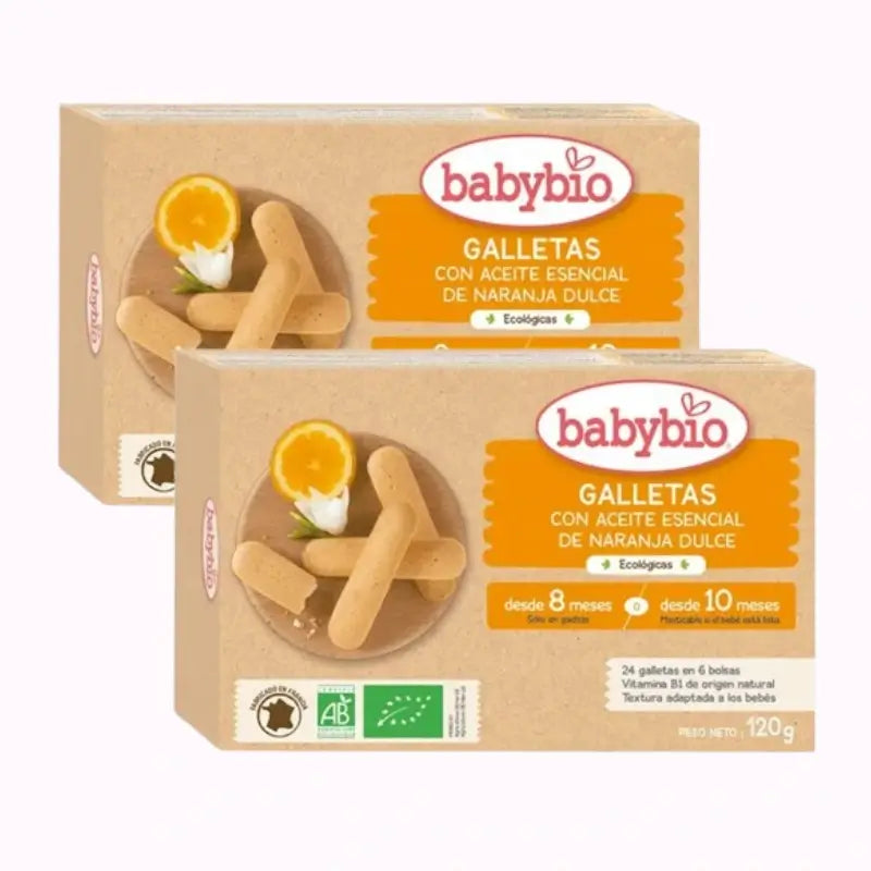 Babybio Zahnungskekse, Packung 2 x 120g