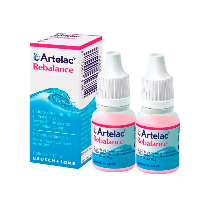 Bausch & Lomb Artelac Rebalance Sterile Augentropfen 2 x 10 ml