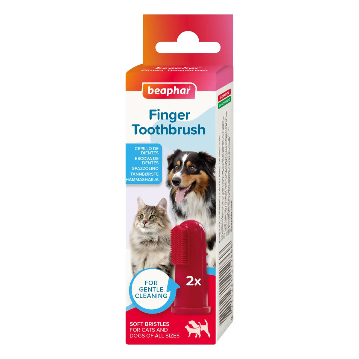 Beaphar Fingerzahnbürste 2 Stück