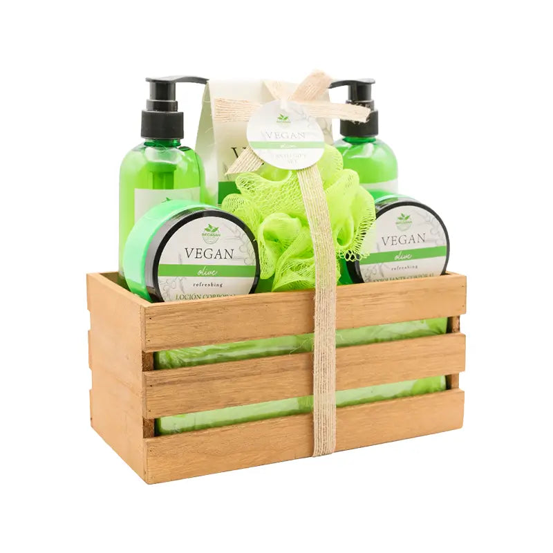 Becasan Vegane Holz-Olivenbox